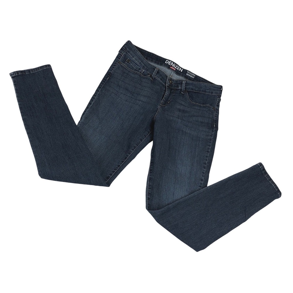 Denizen from Levis Modern Skinny Jeans Womens 12 L/C Dark Wash Stretch Denim